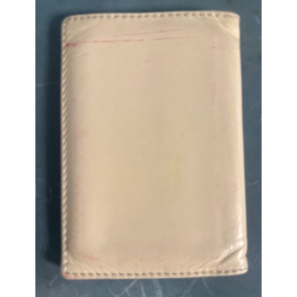 Comme Des Garçons Beige Leather Card Holder - Picture 4 of 5